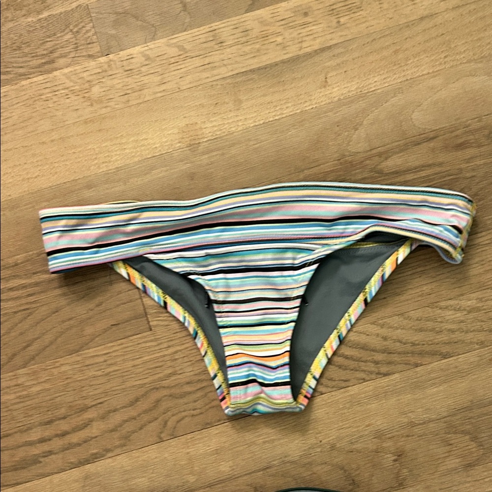 Jolyn Clothing Stripped Bikini Bottom